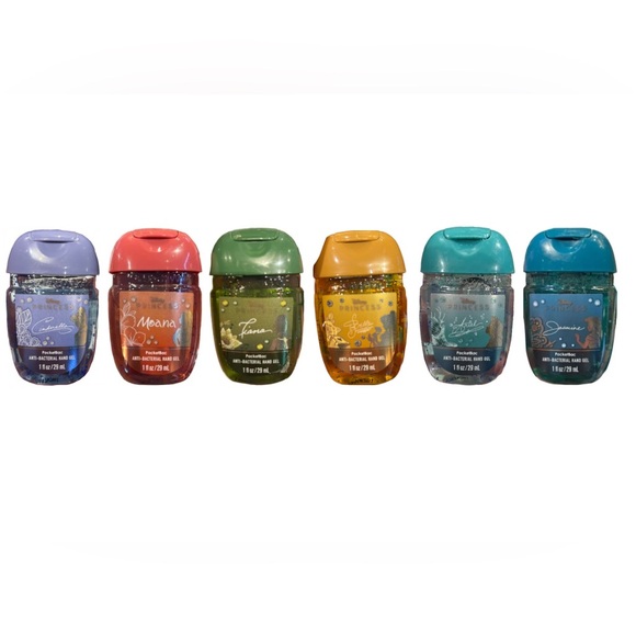 New Bath & Body Works Disney Princess Pocketbac Hand Sanitizer Set - Picture 1 of 1